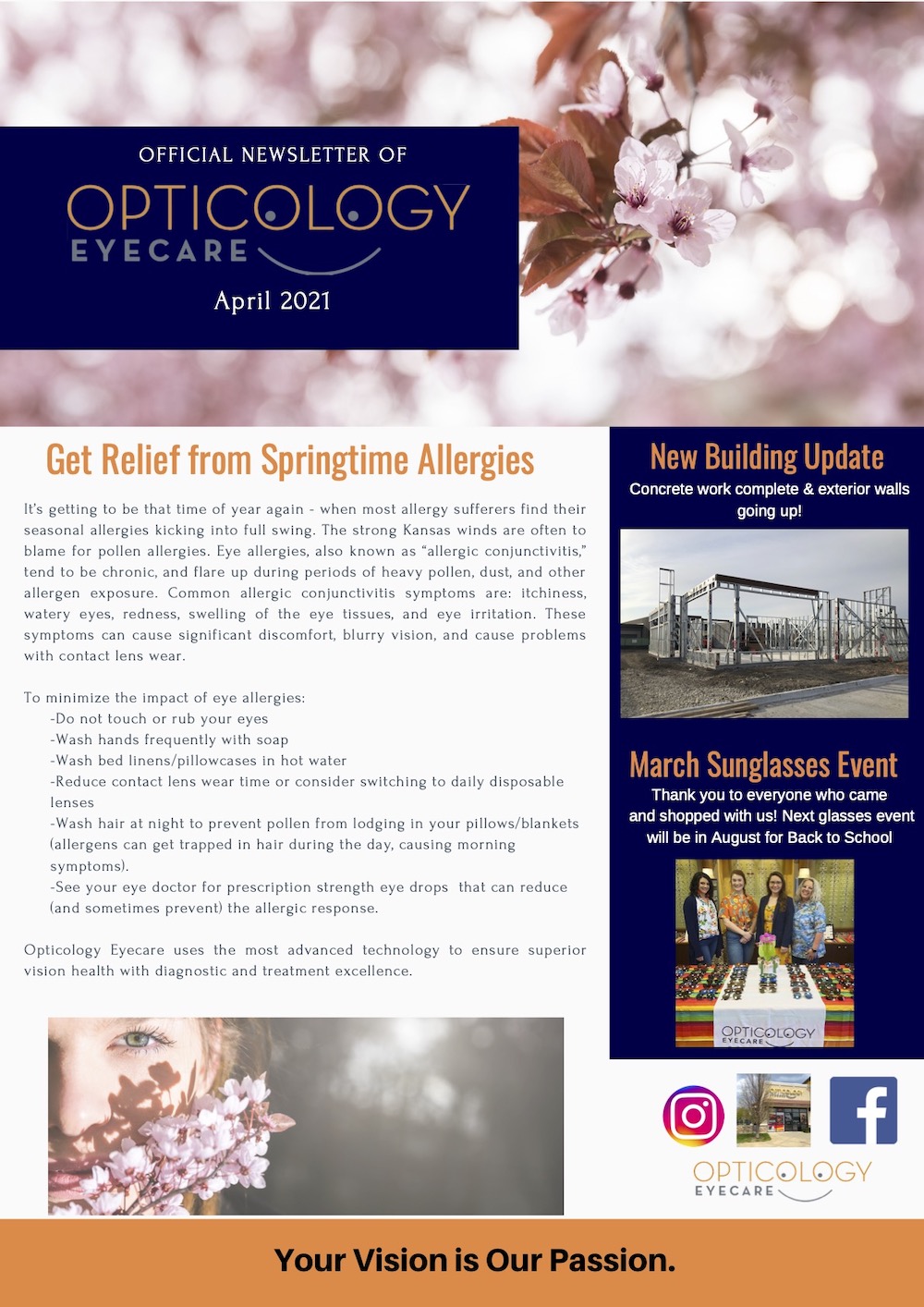 Our April Newsletter